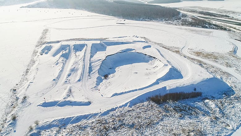 Birdview of land HDC hills.