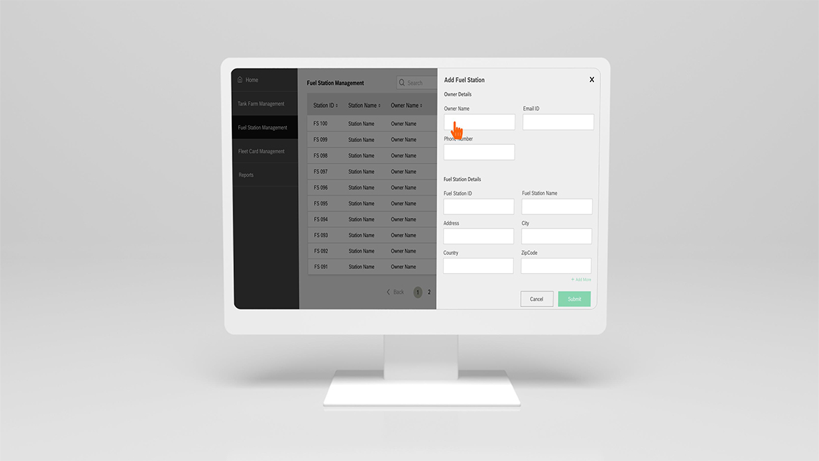 Onboarding platform for filling station operators