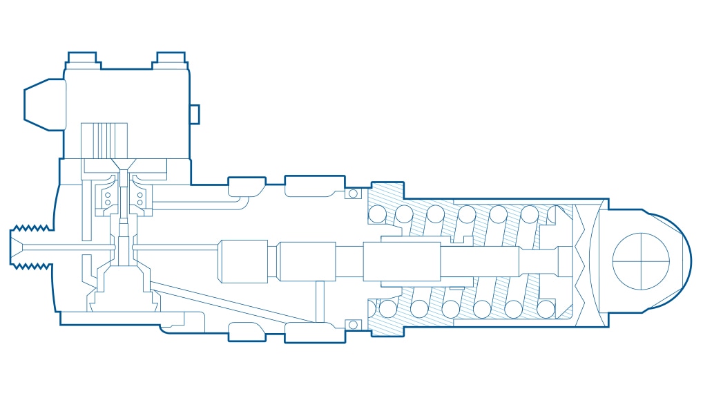 Function of the unit pump in the system