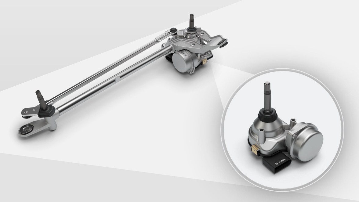 Reversing wiper system with EC drive