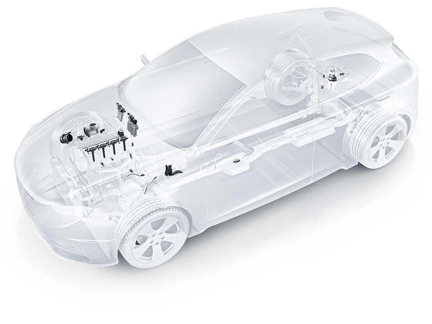 System components for the gasoline port fuel injection