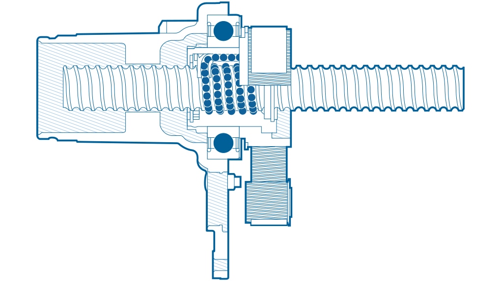 Design of the recirculating ball gear